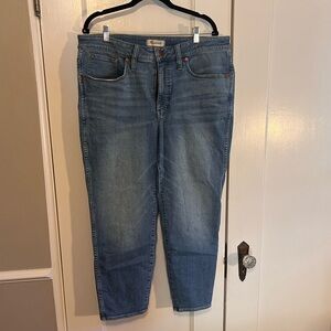 Madewell Blue Denim Jeans stovepipe